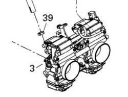 Карбюратор оригинальный BRP 403138806, 403138805 для BRP LYNX/Ski-Doo