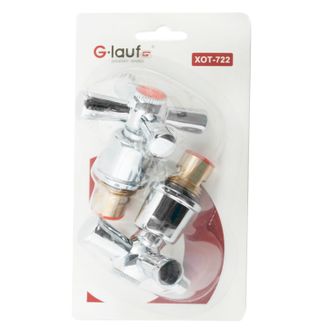 Кран-буксы G-lauf XOT-722 24шл, керамика 180гр, 1/2&quot; плюс маховик (пара)