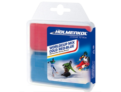 Парафин HOLMENKOL WORLDCUP MIX COLD RED-BLUE 24127