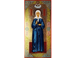 Матрона Московская, святая блаженная. Рукописная мерная икона.