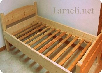 Ремонт кровати с ламелями