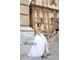 Свадебное белое платье с бисером на поясе и вдоль выреза "Trapani" прокат Уфа