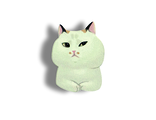 Котик белый - Брошь/ значок - 76