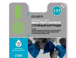 CACTUS C8771 Картридж струйный Cactus CS-C8771 голубой для №177 HP PhotoSmart 3213/3313/8253/C5183/C6183 (11,4ml)