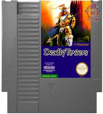 &quot;Deadly Towers&quot; Игра для NES (Made in Japan)