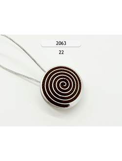 Арт. 2063, магнит для штор декоративный, железный тросик