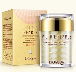 BIOAQUA Крем для лица Увлажняющий с натуральной Жемчужной пудрой Pure Pearls, 60 гр. 794587