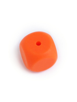 Силиконовый Кубик 15х15 мм Оранжевый