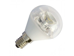 Лампа светодиодная Ecola шар прозрачный G45 E14 7W 4000K 4K 90x45 линза пласт./алюм. K4FV70ELC