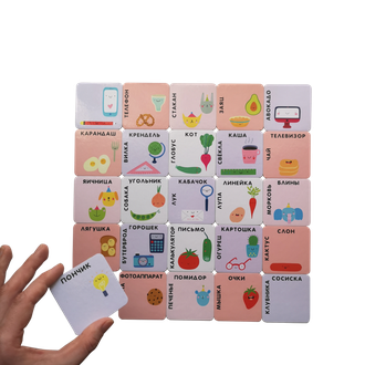 BeeZee Toys Читазл (домино+пазл), игра для развития скорости чтения, обучающие карточки