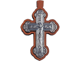 Крест Православный, дерево-металл. Номер 4