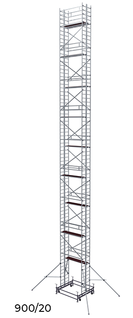 Вышка алюминиевая ВМА-900/20 высота 20м