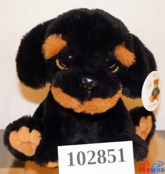 Игрушка мягкая собака, 20 см. (КНР) арт.102851и