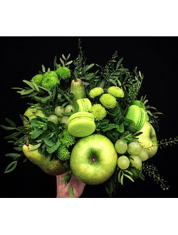 Зеленый фруктовый букет