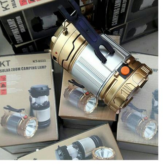 Фонарь туристический складной 6LED, USB KT-611