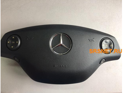 Восстановление внешнего вида (крышки) подушки безопасности водителя Mercedes-Benz W221