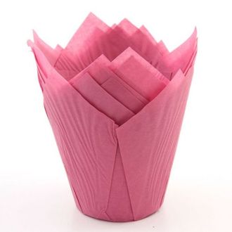Бумажные формы Тюльпаны Фиолетовые, 50*80 мм, 10 шт