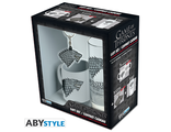 Набор ABYstyle: Game of Thrones: Кружка + Брелок + бокал Stark