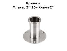 Крышка для куба под 3 шпильки, кламп 2"