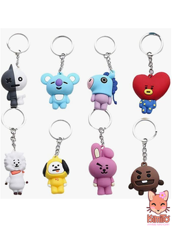 BT21 резиновый брелок