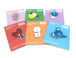 Металлический значок "BT21"