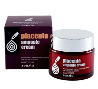 Крем для лица с Фитоплацентой Jigott Zenzia Placenta Ampoule Cream 70 мл. 030393