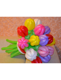тюльпаны из воздушных шаров Краснодар