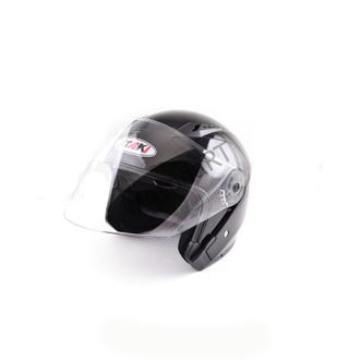 Шлем (открытый) Ataki OF512 Solid, черный(Размер XL)