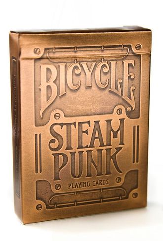 игральные карты, покер, poker,  bicycle steam punk, gold, картишки, байсикл, голд, стимпанк, игра
