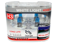 Автомобильные лампы  ClearLight H3 WhiteLight 4300 К