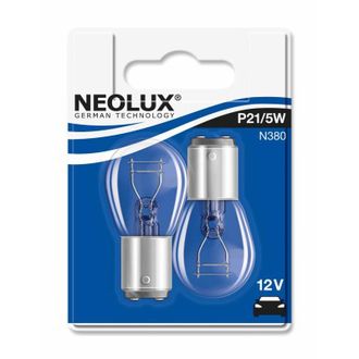 Лампа NEOLUX P21/5W 12V стандарт 2 шт. в блистере