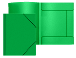 Папка с резинкой Attomax 3 клапана, зеленая 3070401/D