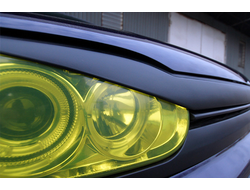 Жёлтая тонировочная плёнка для фар и ПТФ