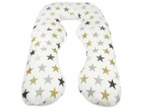 Подушка для беременных анатомическая AmaroBaby 340х72 (Звезды пэчворк)