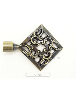 "Прага", парные наконечники для карниза. 16 мм