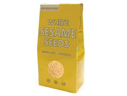 Семена кунжута белого 150 г (White Sesame Seeds), Компас Здоровья