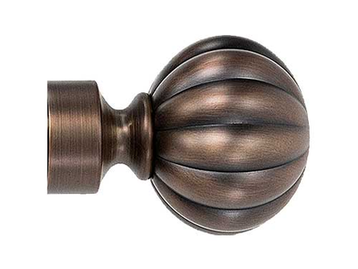 "Лотус", наконечник для классических настенных карнизов. 35 мм