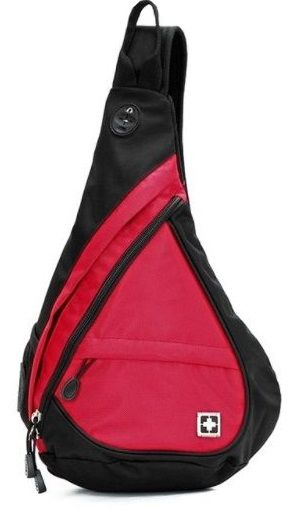 Однолямочный рюкзак SUISSEWIN SN9966 Red / Красный