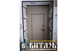 Входные металлические стальные двери Йошкар Ола в Самаре Витязь двери фото работ