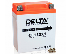 Мото аккумулятор Delta CT 1207.1 (YTX7L-BS)