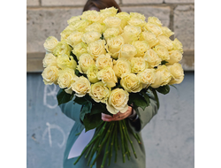 Доставка цветов в Волгограде - FLOWER34.RU - Букет из 51 белой розы 70 см