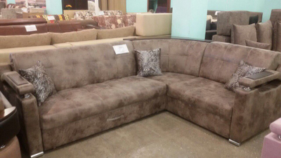Угловой диван "НИКА" 1,55 (с полукреслом) (снят с производства)