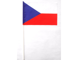 Флаг махательный Чехия  (15х23)