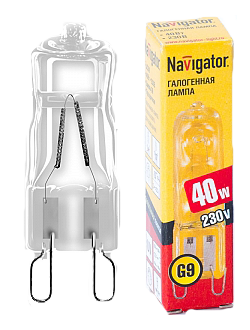 Галогенная капсульная лампа Navigator Halogen 40w 230v G9