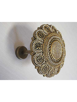 Держатель для портьер со страами в трех цветах: золото, сатен, серебро - Воронеж, склад "Антик", опт