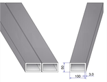 Труба профильная прямоугольная 100х50*3,0*6000