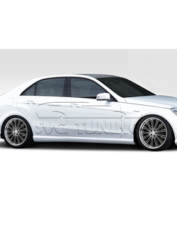 Пороги AMG Look для Mercedes W212