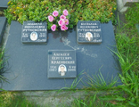 Три плиты на надгробии