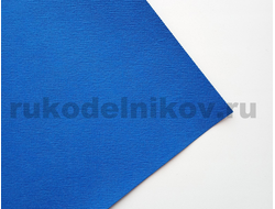 искусственная кожа Silhouette (Италия), цвет-ярко синий B915, размер-70х33 см
