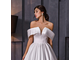 Свадебное платье атласное с открытыми плечами "Илона" прокат Уфа